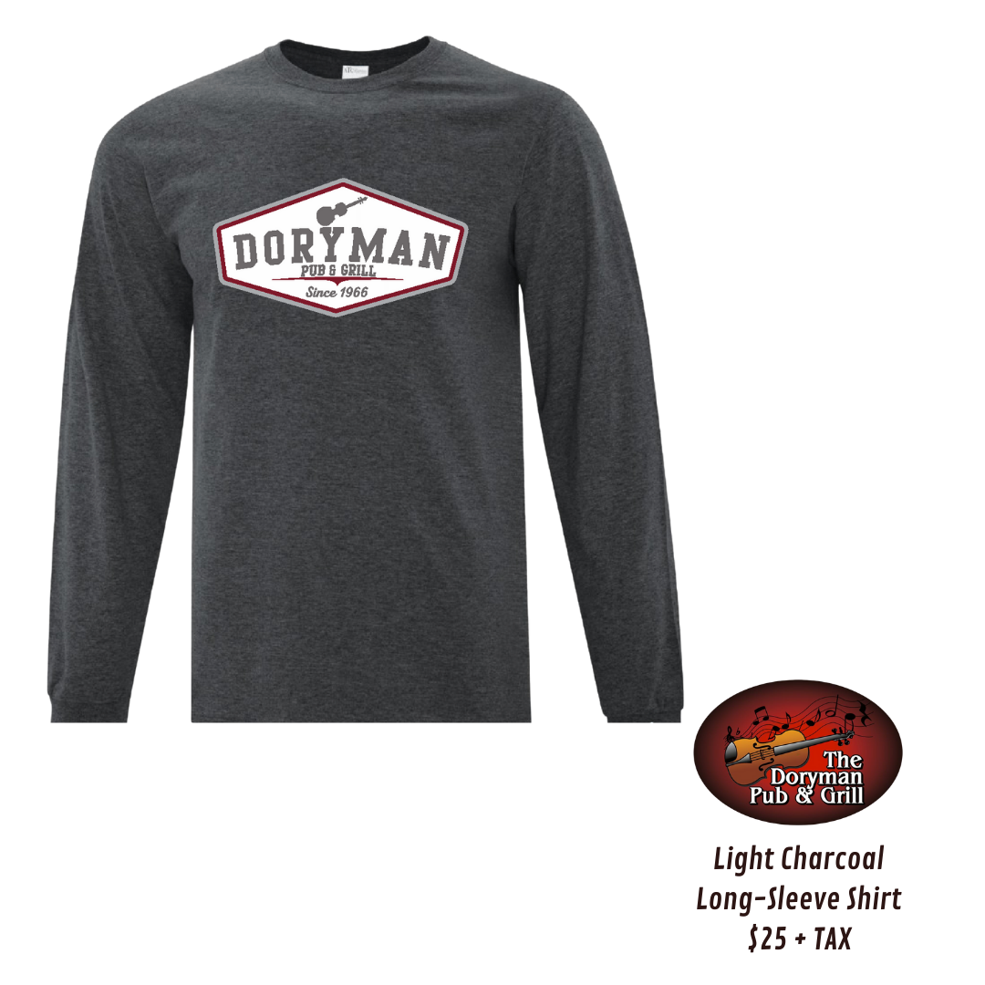 Long Sleeve T-Shirt in Light Charcoal